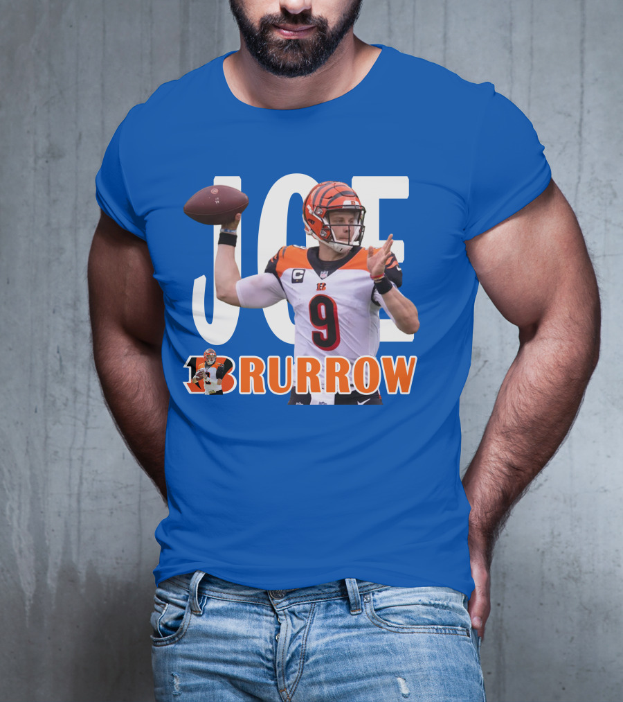 JOE BURROW Bengals Quarterback NFL Football T-Shirt