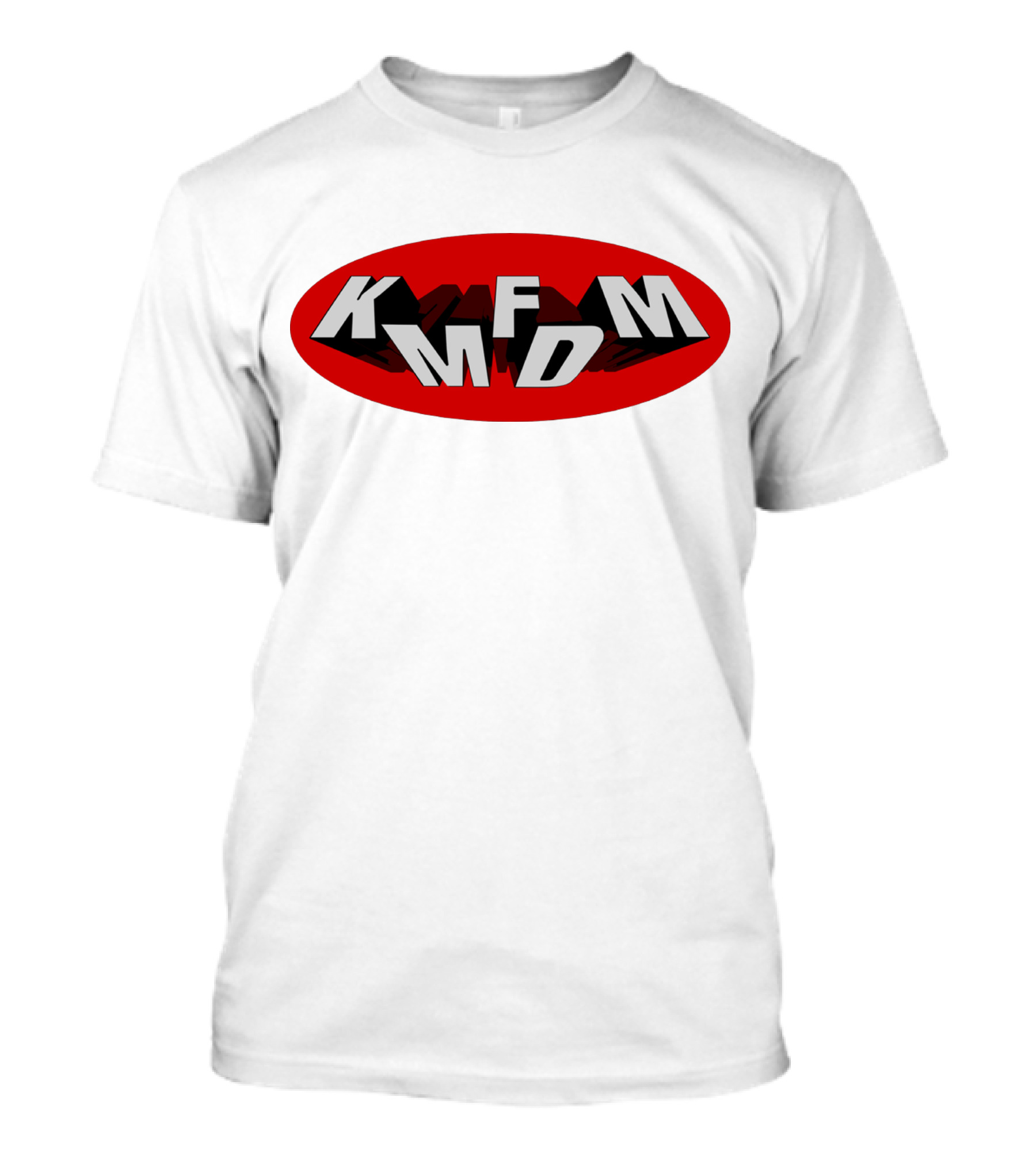 KMFDM Band Logo Oval Shadow T-Shirt