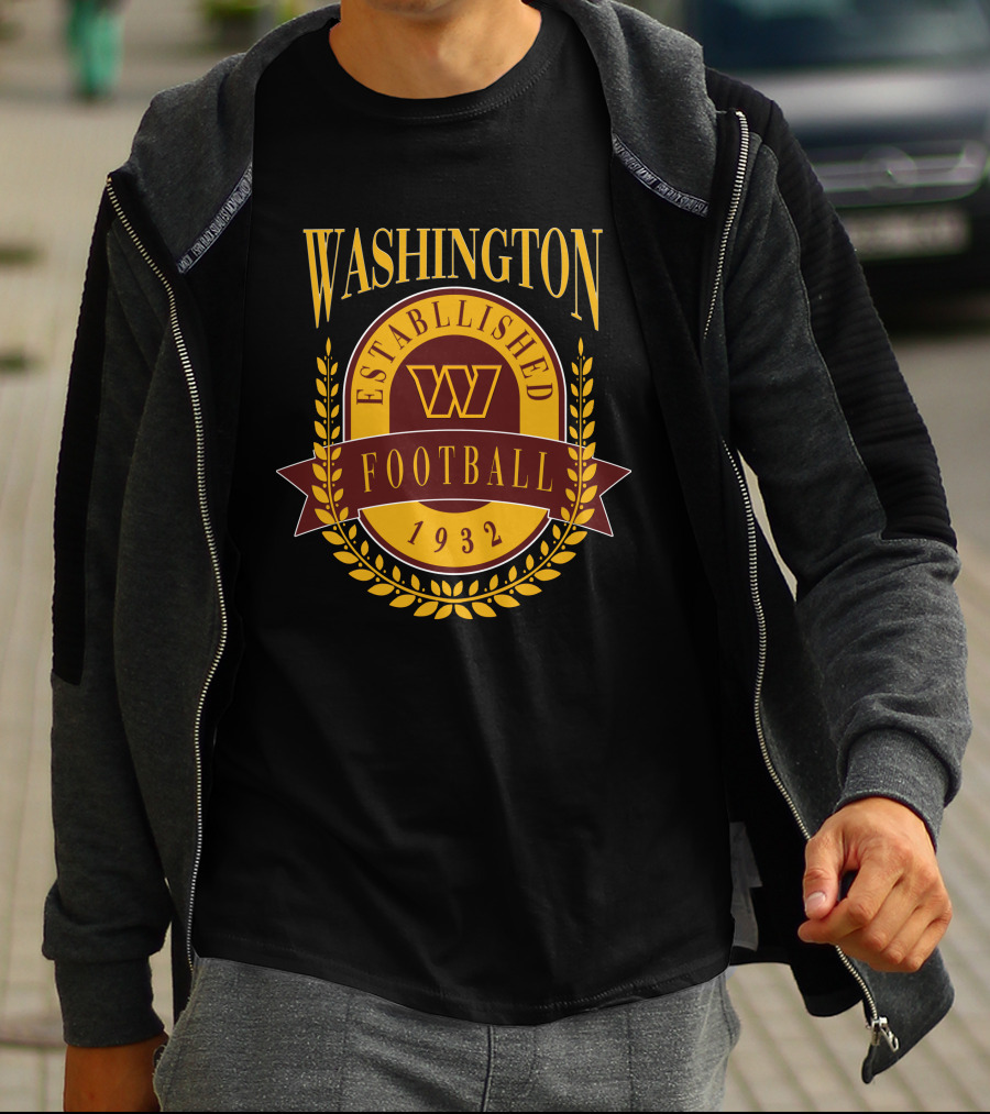 Washington Commanders Established 1932 Football T-Shirt