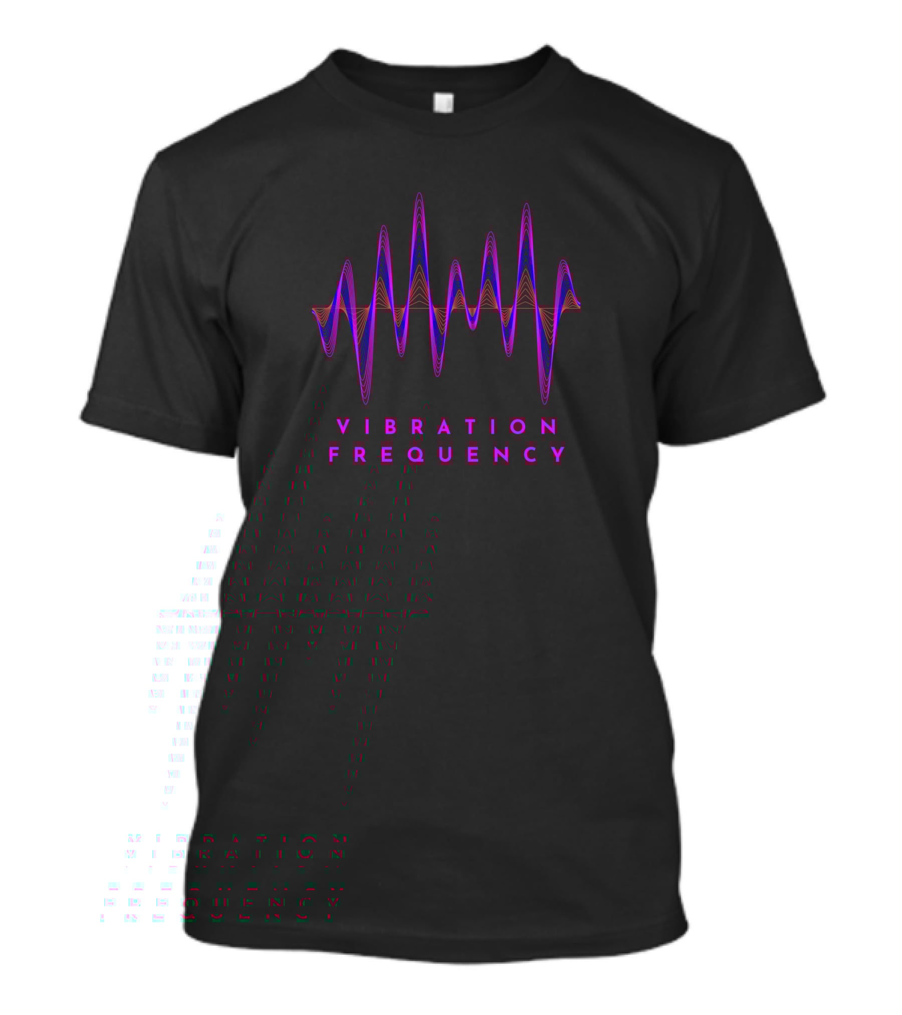 Vibration Frequency Magic Sound Waveform T-Shirt