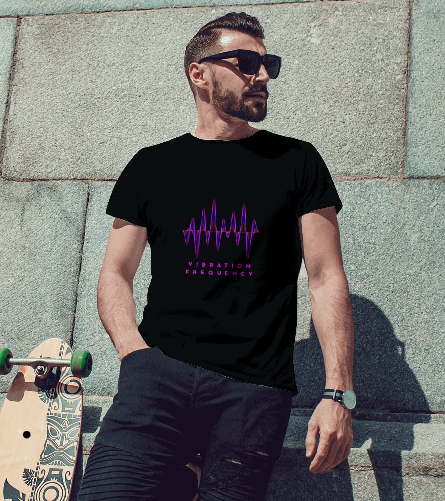 Vibration Frequency Magic Sound Waveform T-Shirt