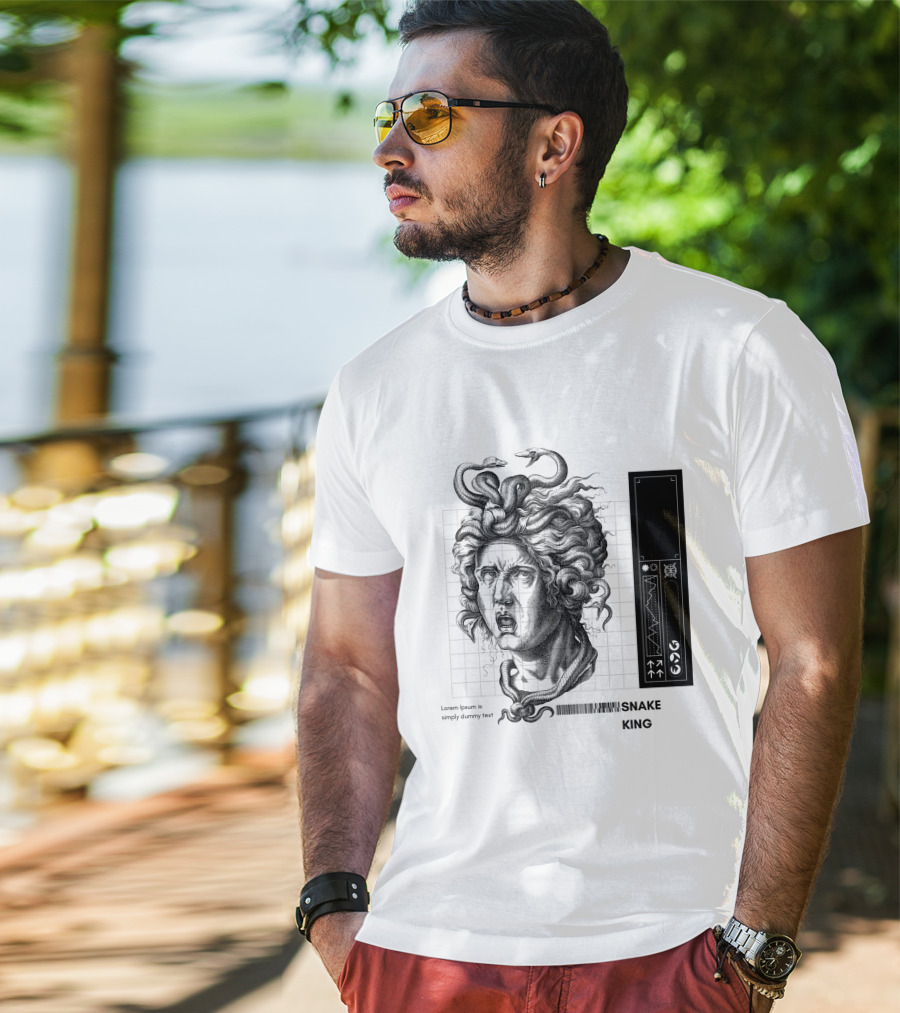 Medusa Snake King T-Shirt