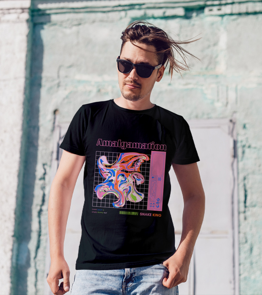 Amalgamation Snake King Distortion T-Shirt