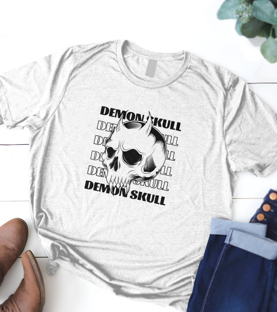 DEMON SKULL DEMON SKULL DEMON SKULL DEMON SKULL DEMON SKULL T-Shirt