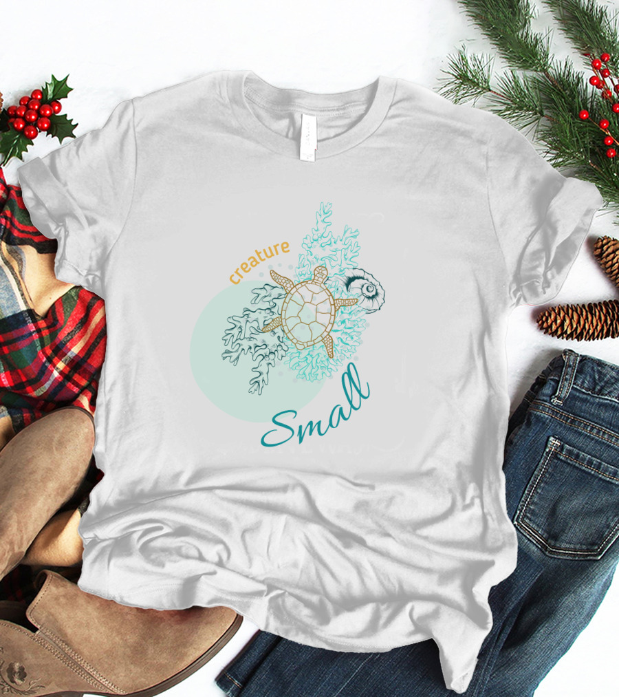 Small Creature Undersea World Turtle Coral T-Shirt