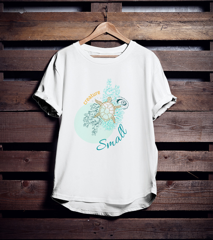 Small Creature Undersea World Turtle Coral T-Shirt