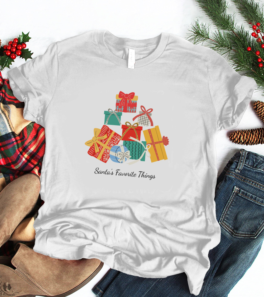Santa's Favorite Things Presents T-Shirt