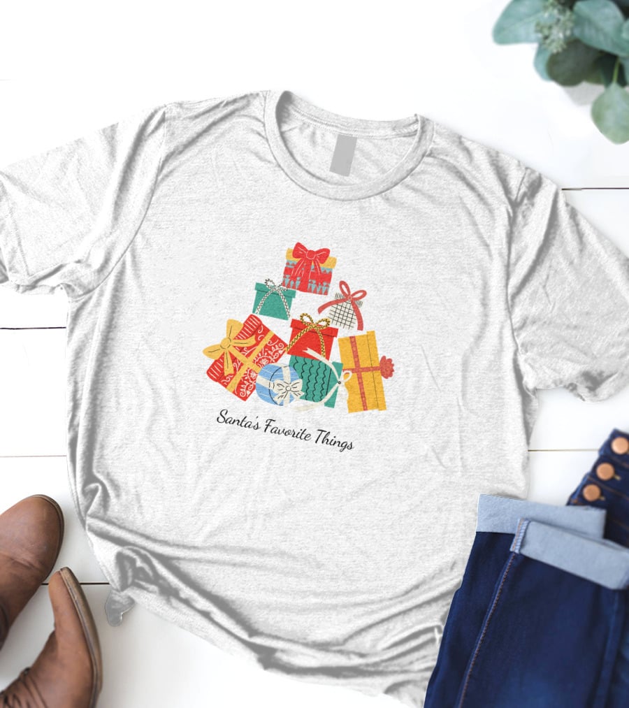 Santa's Favorite Things Presents T-Shirt