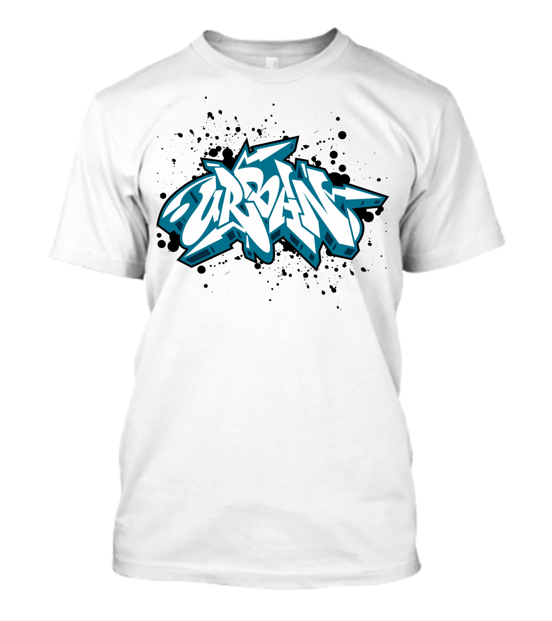 Urban Rebellious Personality Graffiti T-Shirt