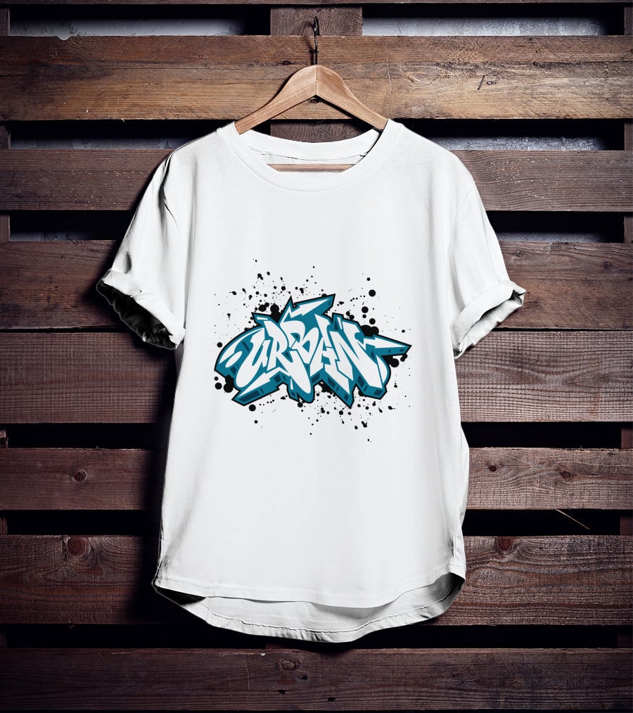 Urban Rebellious Personality Graffiti T-Shirt
