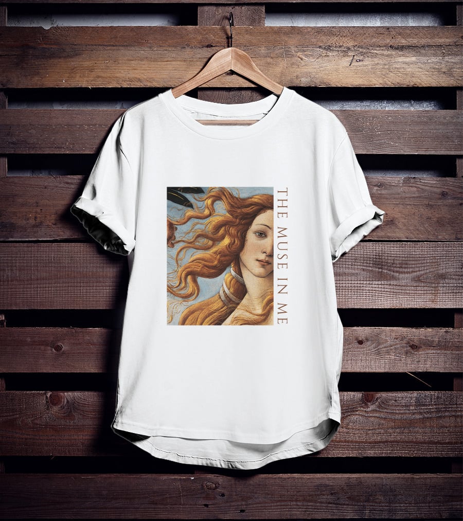 The Muse In Me Botticelli Venus T-Shirt