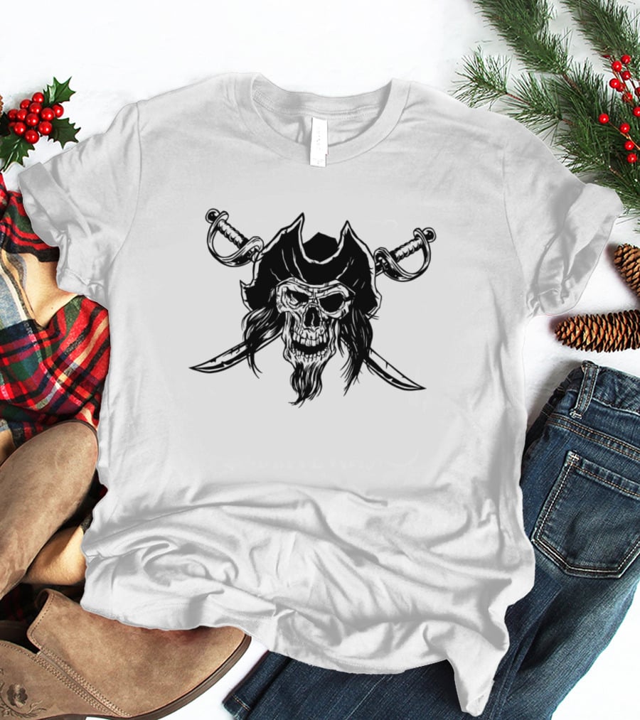 Pirate Skull With Crossed Swords T-Shirt