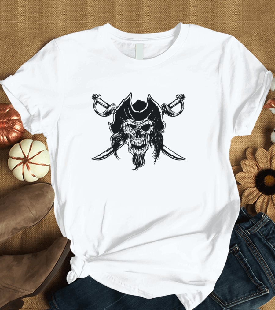 Pirate Skull With Crossed Swords T-Shirt