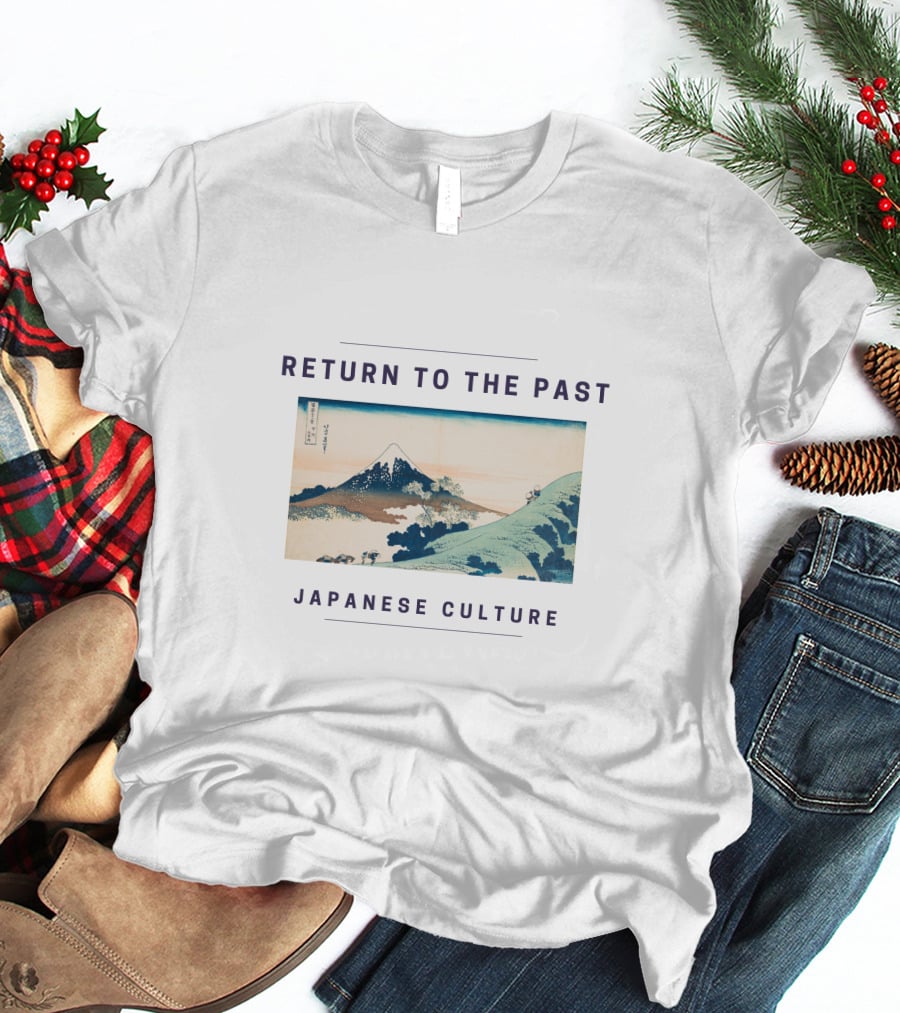 RETURN TO THE PAST JAPANESE CULTURE MOUNT FUJI Ukiyo-e T-Shirt