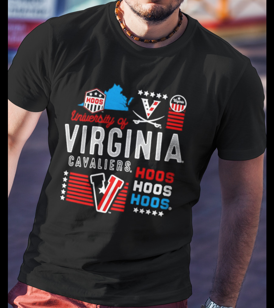 University Of Virginia Cavaliers Hoos Sports Team T-Shirt