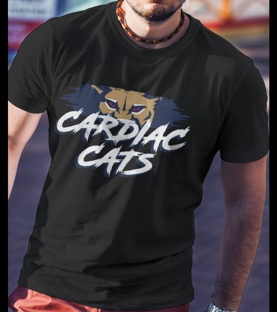 Cardiac Cats Florida Panthers Eyes Fla Team Shop T-Shirt