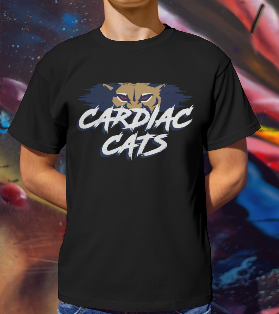 Cardiac Cats Florida Panthers Eyes Fla Team Shop T-Shirt
