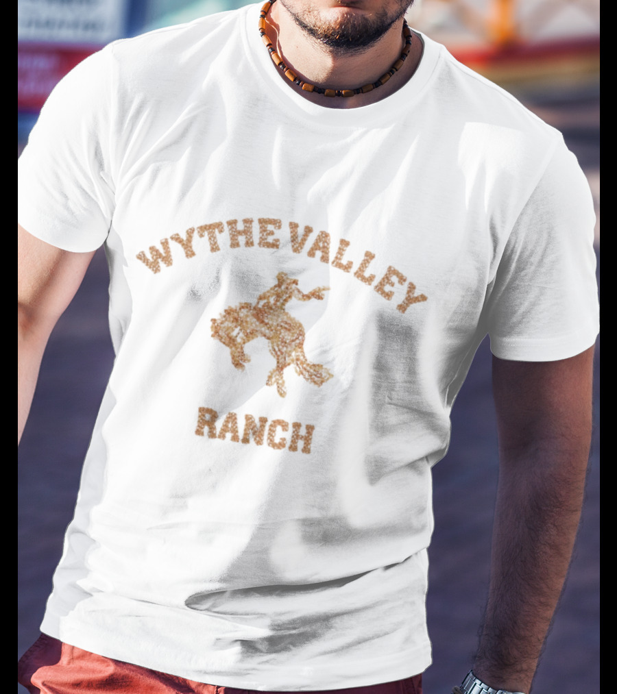 Christian McCaffrey Wythe Valley Ranch Chainstitch Rodeo Cowboy T-Shirt