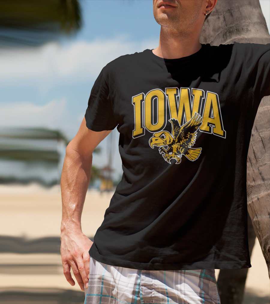 Homefield Apparel Iowa The Hawk Vintage T-Shirt