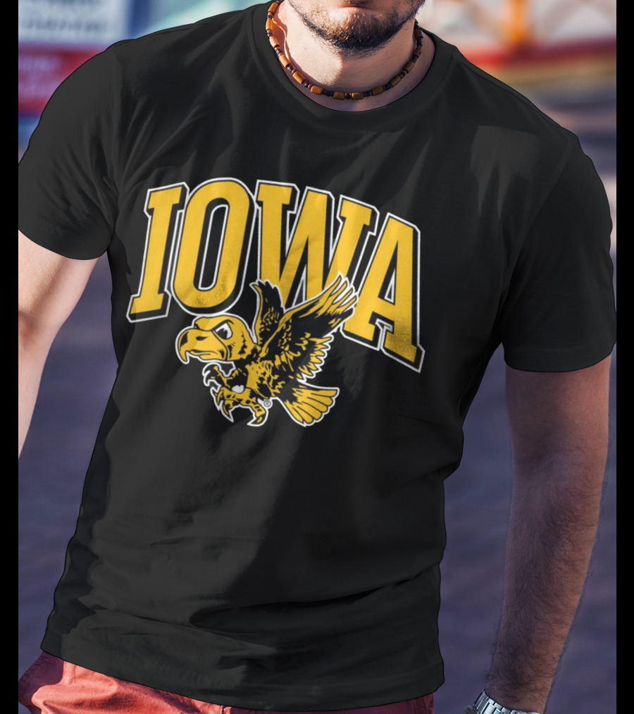 Homefield Apparel Iowa The Hawk Vintage T-Shirt