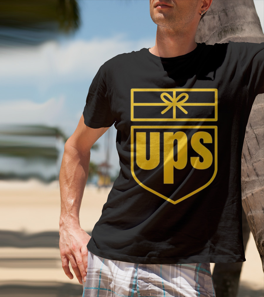Fat Kid Deals UPS Logo Parody United Parcel Service T-Shirt