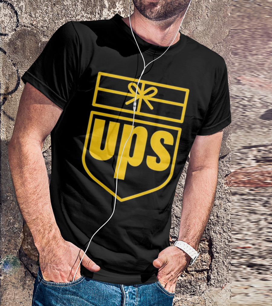 Fat Kid Deals UPS Logo Parody United Parcel Service T-Shirt