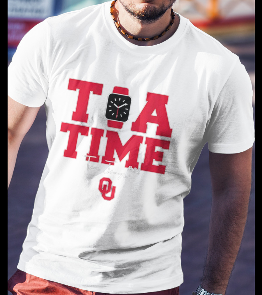 Oklahoma Softball Tiare Jennings Tia Time OU #23 T-Shirt