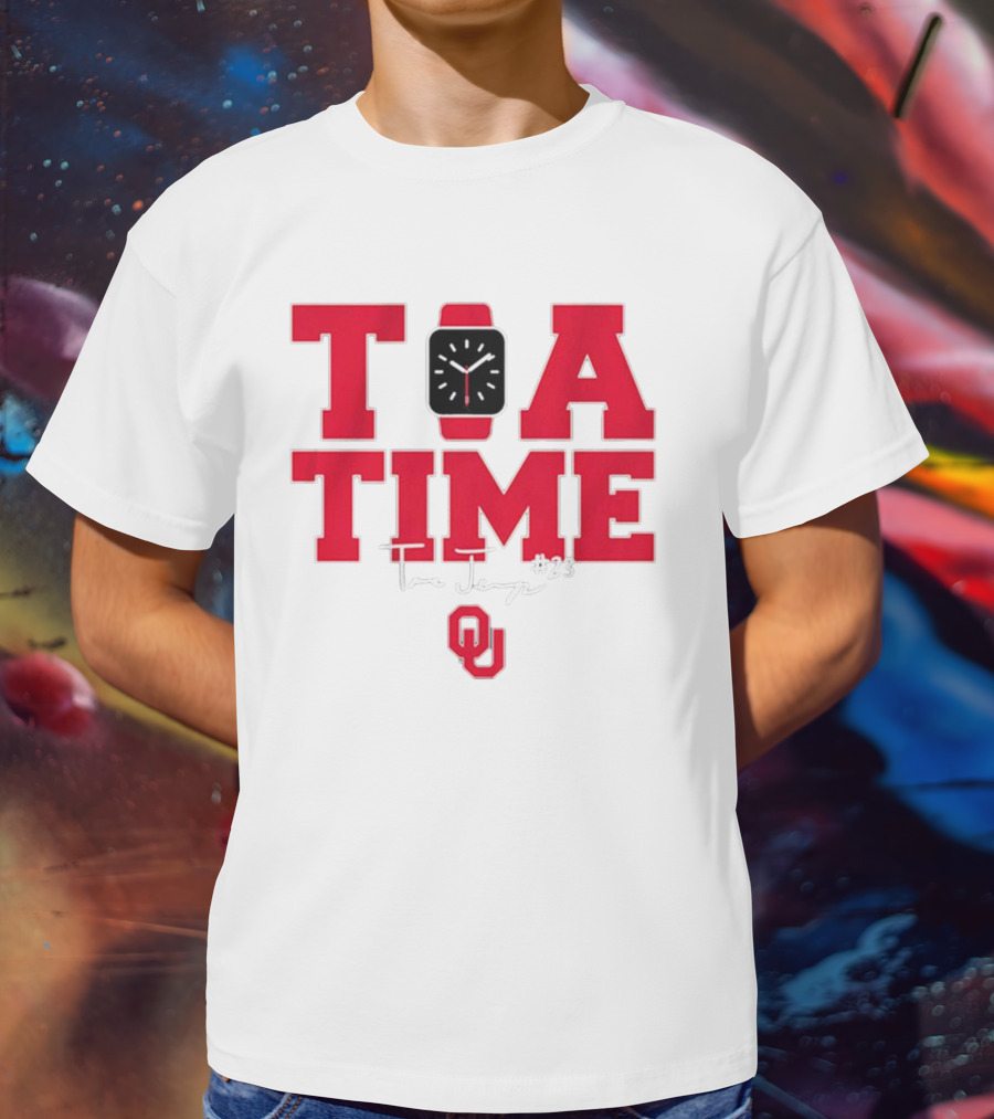 Oklahoma Softball Tiare Jennings Tia Time OU #23 T-Shirt