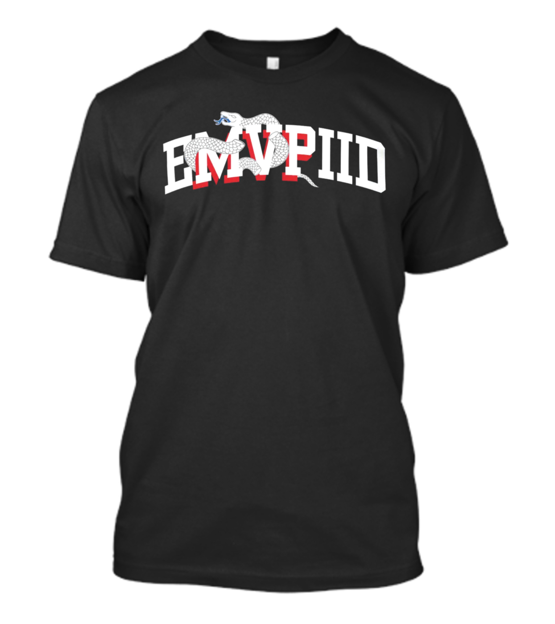 Philadelphia Joel Embiid Emvpiid Snake Typography T-Shirt