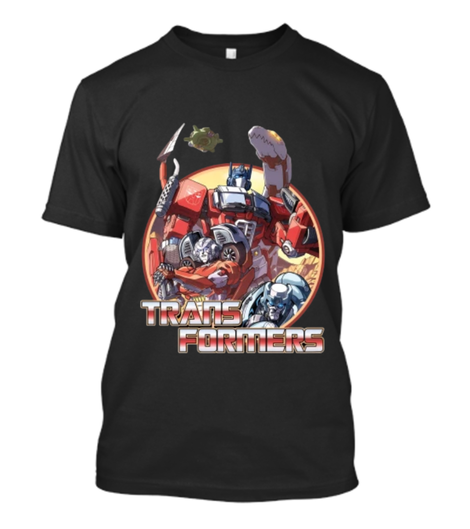 Transformers Autobots Optimus Prime And Dinobots T-Shirt