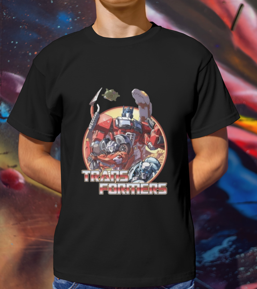 Transformers Autobots Optimus Prime And Dinobots T-Shirt