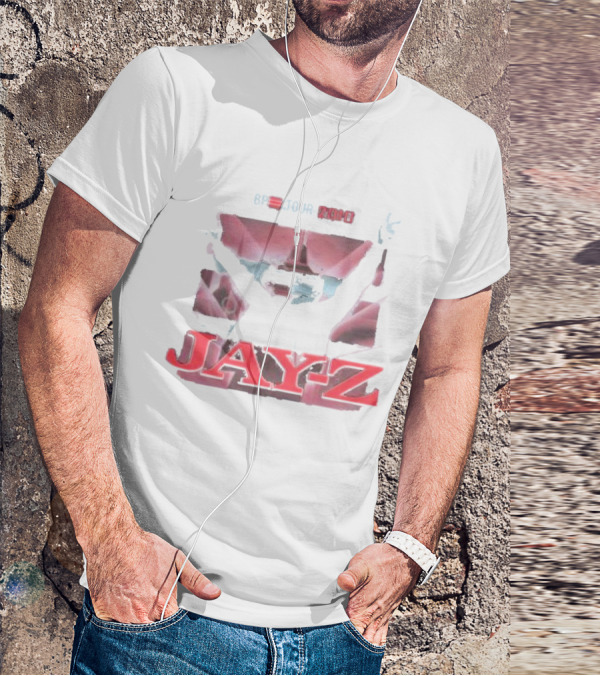BP Tour 2010 Jay-Z Concert Performance Graphic With Raised Arm Pose T-Shirt