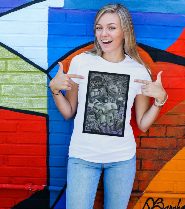 Les Claypool’s Fearless Flying Frog Brigade Chicago Triptych Mix Tape T-Shirt