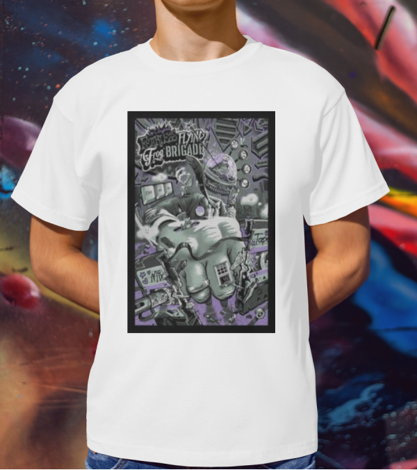 Les Claypool’s Fearless Flying Frog Brigade Chicago Triptych Mix Tape T-Shirt