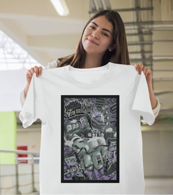 Les Claypool’s Fearless Flying Frog Brigade Chicago Triptych Mix Tape T-Shirt