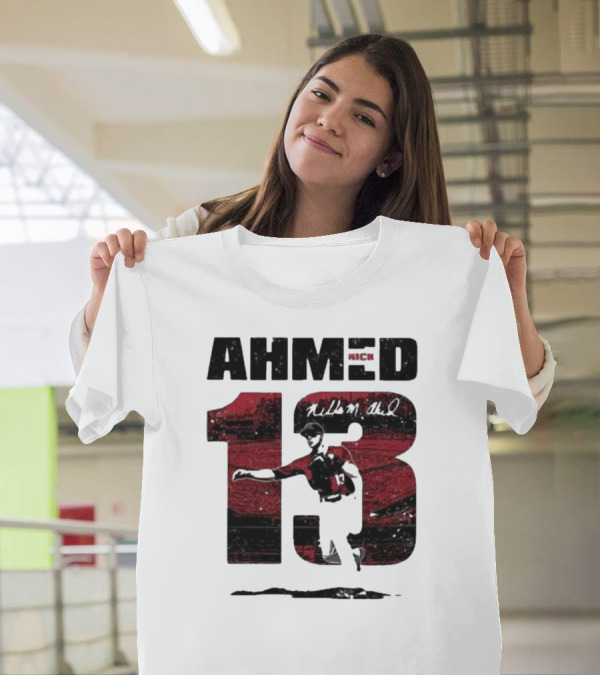 Nick Ahmed 13 Arizona Diamondbacks Baseball Player T-Shirt
