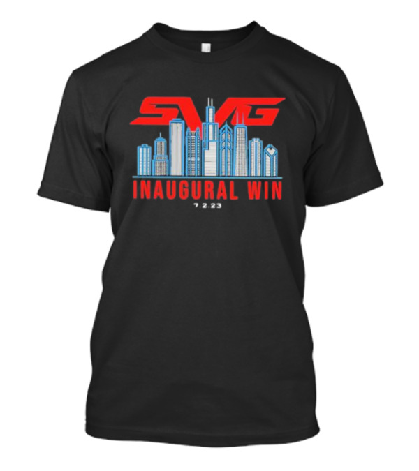 SVG Inaugural Win 7.2.23 City Skyline T-Shirt