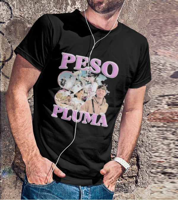 Peso Pluma Pink Collage T-Shirt