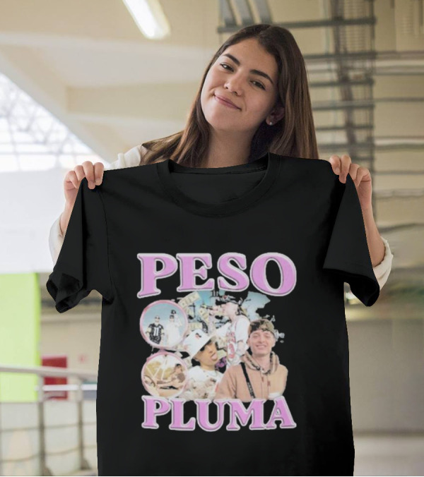 Peso Pluma Pink Collage T-Shirt
