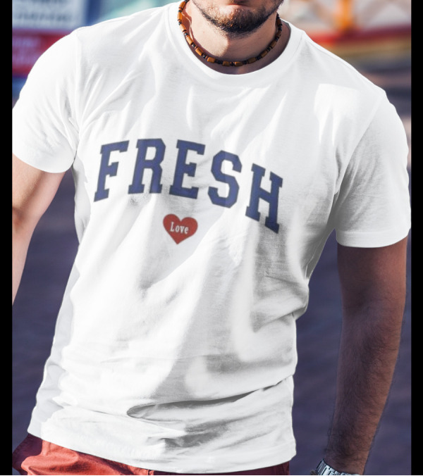 FRESH Love Varsity Heart T-Shirt