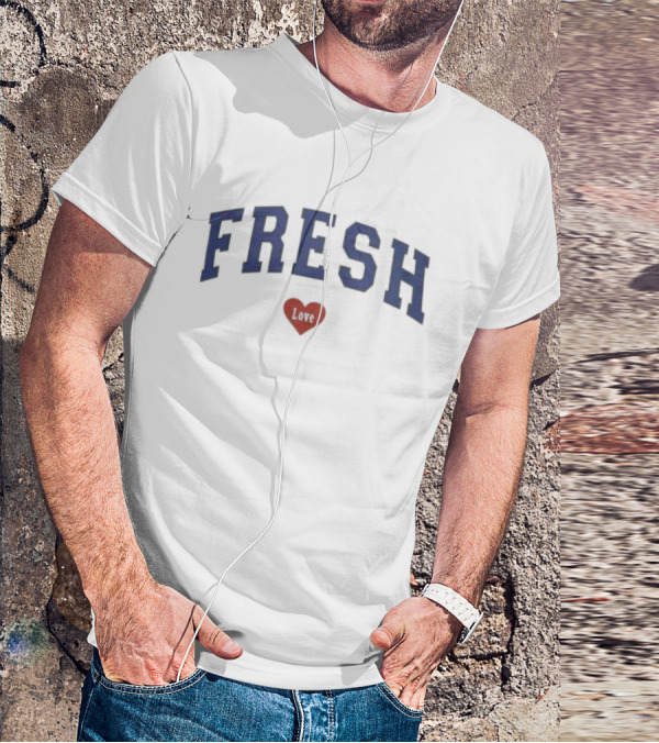 FRESH Love Varsity Heart T-Shirt