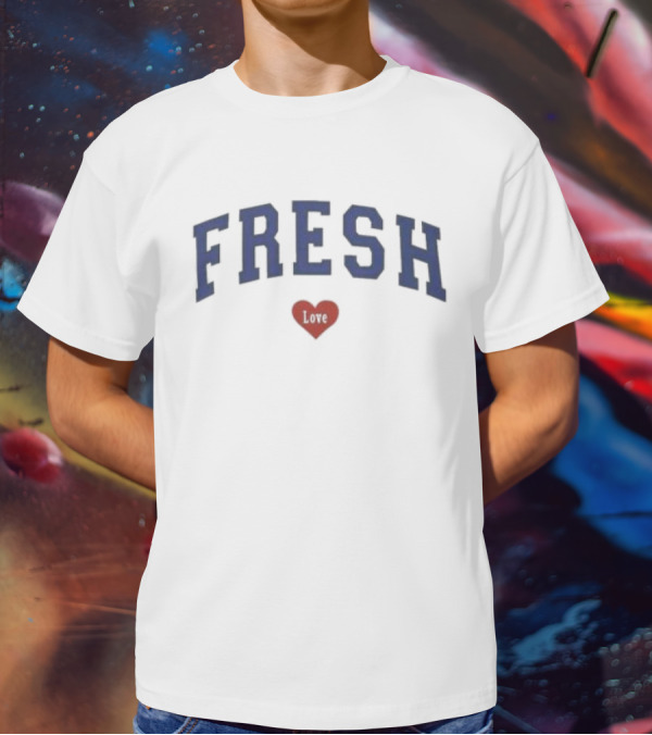 FRESH Love Varsity Heart T-Shirt