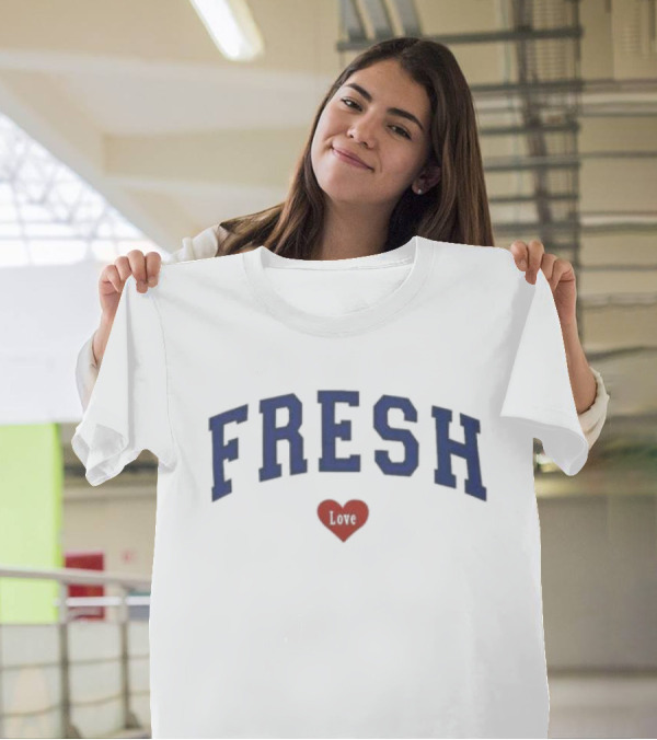 FRESH Love Varsity Heart T-Shirt