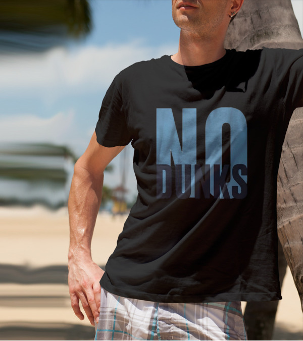 No Dunks Podcast Merchandise Blue T-Shirt