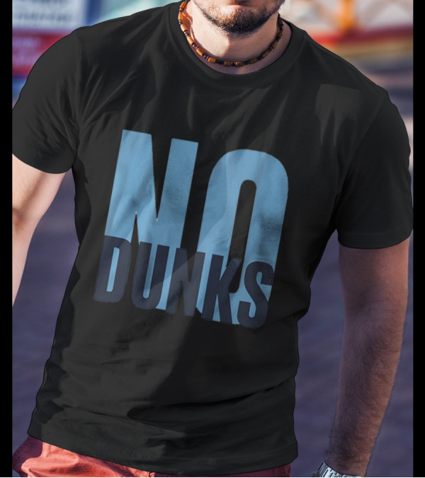 No Dunks Podcast Merchandise Blue T-Shirt