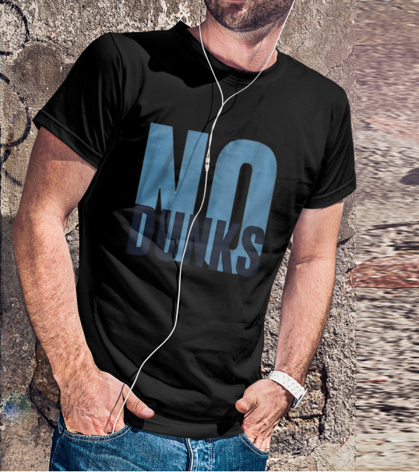 No Dunks Podcast Merchandise Blue T-Shirt
