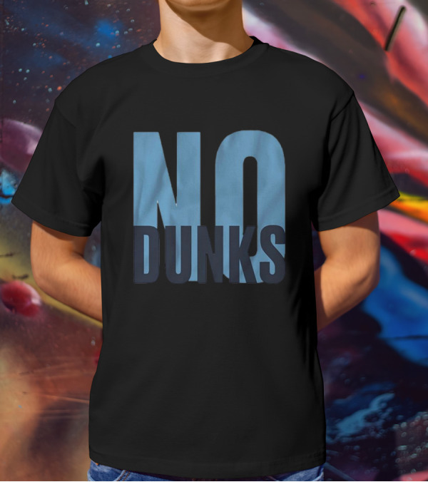 No Dunks Podcast Merchandise Blue T-Shirt