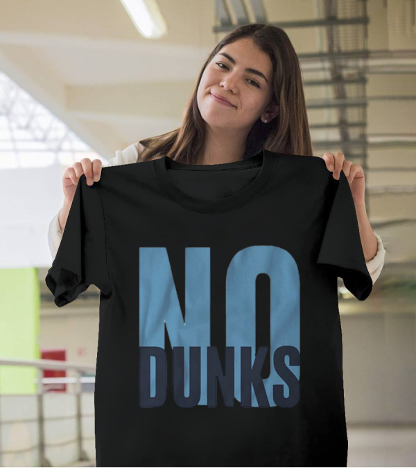 No Dunks Podcast Merchandise Blue T-Shirt
