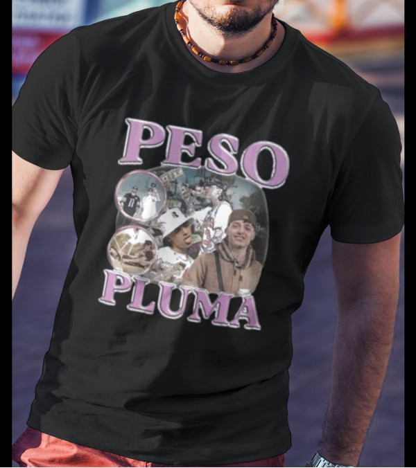 PESO PLUMA Music Artist Collage Urban Style Visuals T-Shirt