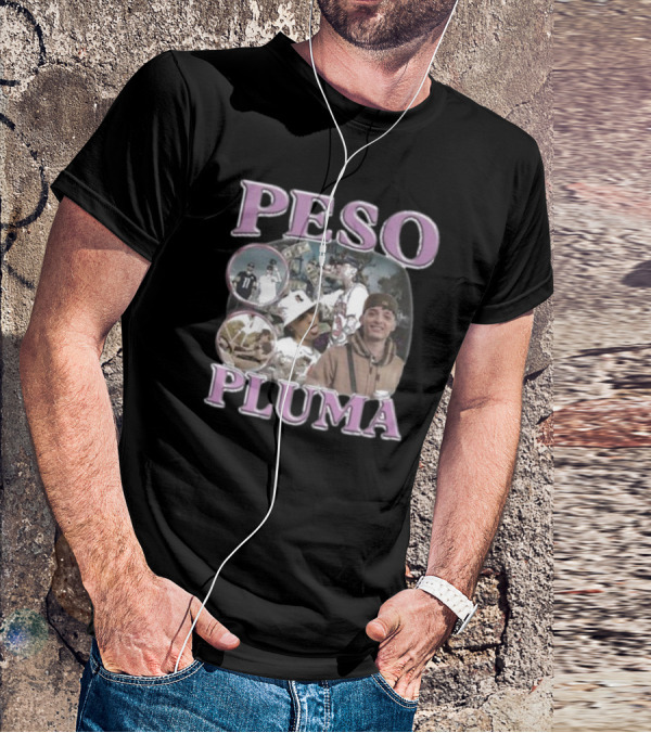 PESO PLUMA Music Artist Collage Urban Style Visuals T-Shirt